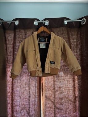 Kids Walls Tan Canvas Blizzard Pruf Bomber Jacket